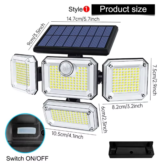 Your Little Workshop™ Solar Motion Sensor Security Lights